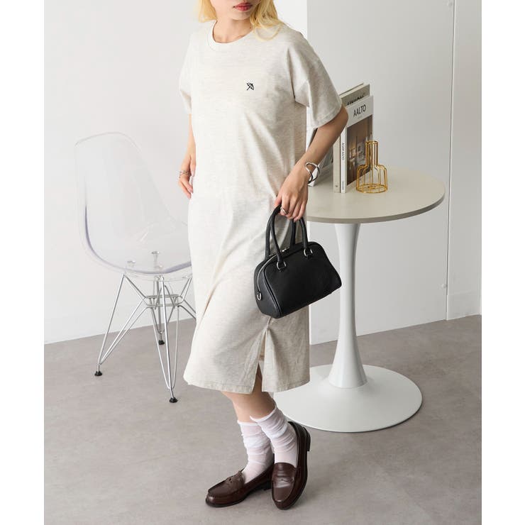 オートミール | 【Arnie Arnold Palmer】8051575 天竺ワンピース | SETUP7【WOMEN】