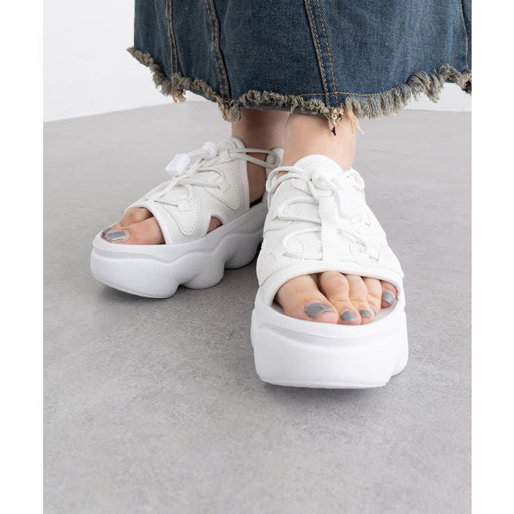 ホワイト | 【GERRY】厚底サンダル GR-5590 | SETUP7【WOMEN】