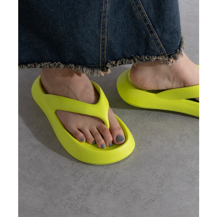 ライトグリーン | 【SETUP7】厚底 EVAトングサンダル KNF127 | SETUP7【WOMEN】