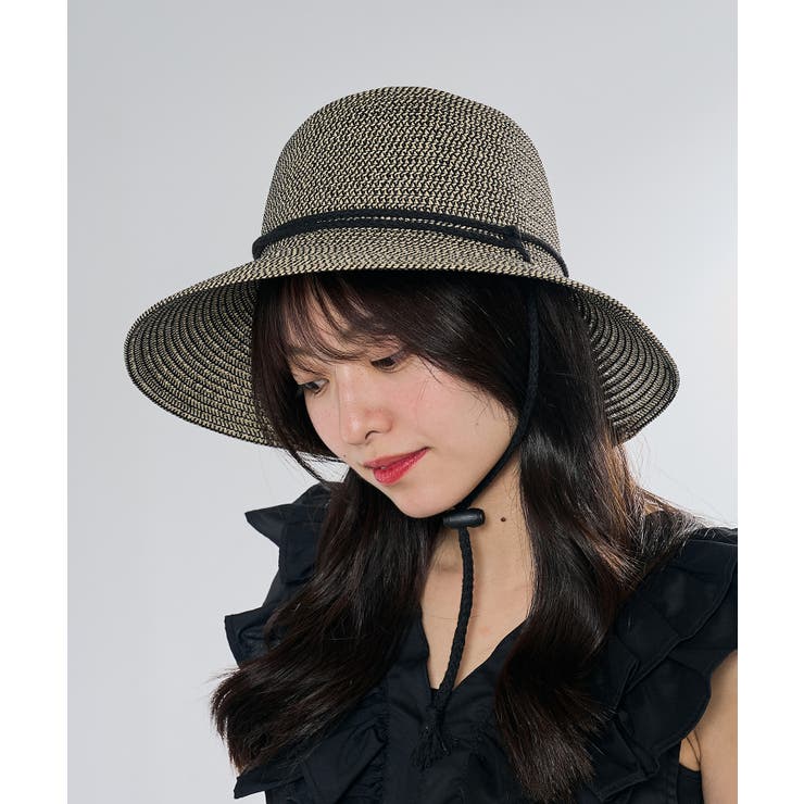 MAISON BREEZE】ドローコード付き麦わら帽子 KNF127[品番