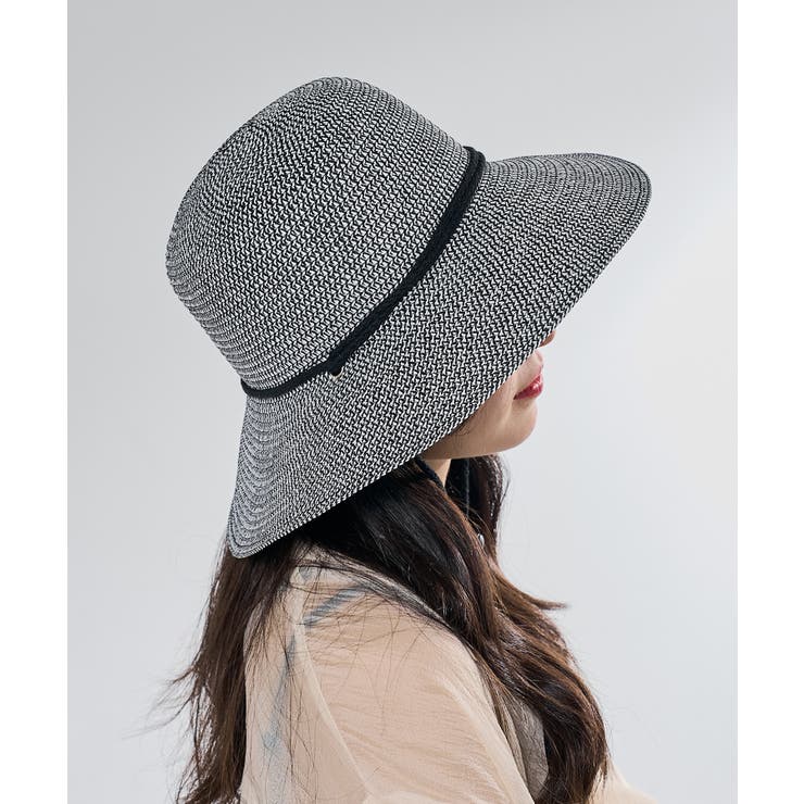 Chapeau d' O StrawBraid Casablanca | 57.5cm(75) BLACK (01