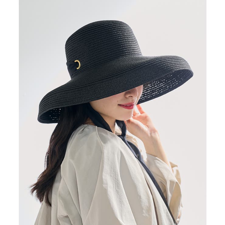 【MAISON BREEZE】リボン付きつば広麦わら帽子 KNF127 | SETUP7【WOMEN】 | 詳細画像10 