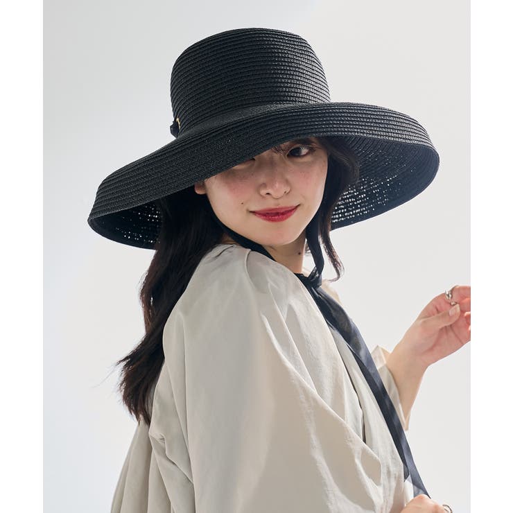 【MAISON BREEZE】リボン付きつば広麦わら帽子 KNF127 | SETUP7【WOMEN】 | 詳細画像11 