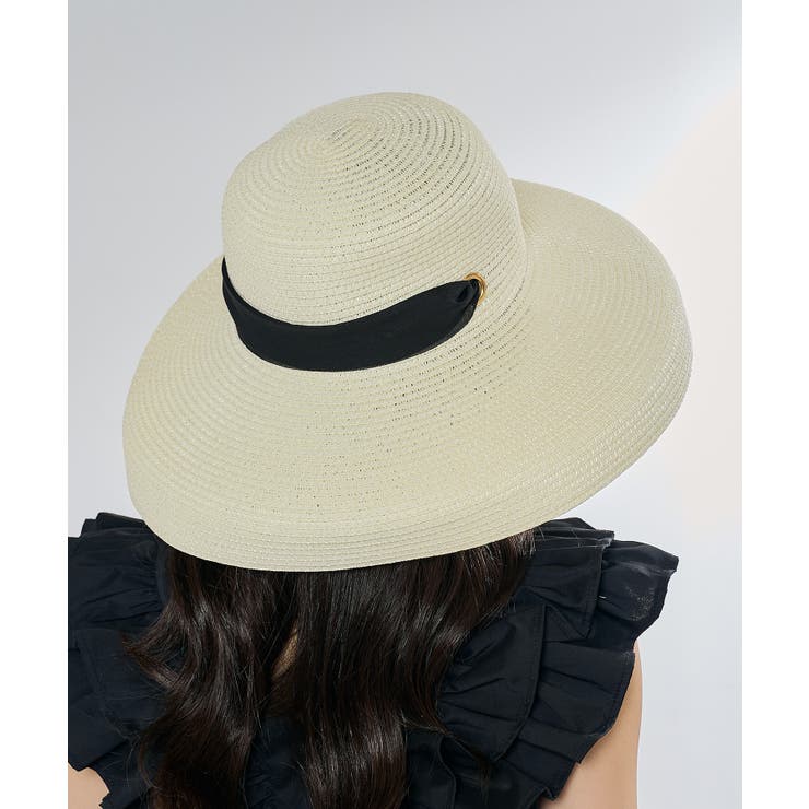 【MAISON BREEZE】リボン付きつば広麦わら帽子 KNF127 | SETUP7【WOMEN】 | 詳細画像5 