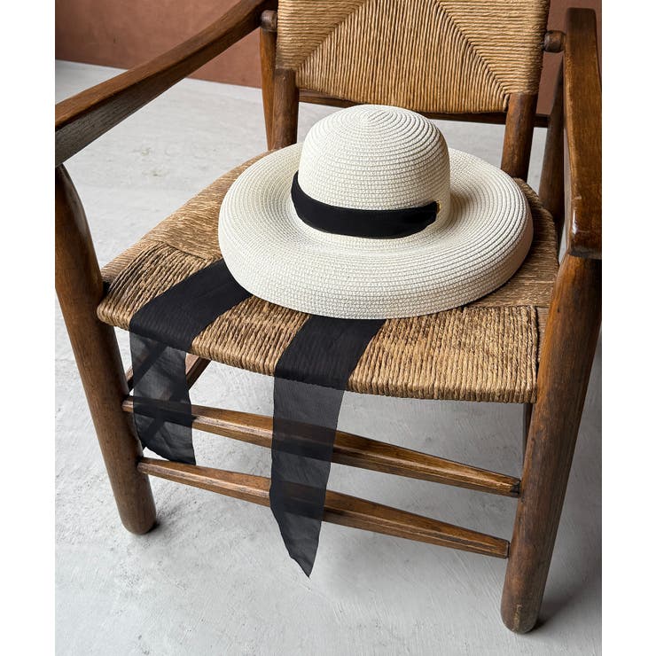 【MAISON BREEZE】リボン付きつば広麦わら帽子 KNF127 | SETUP7【WOMEN】 | 詳細画像7 