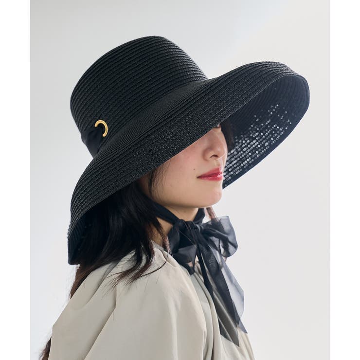 【MAISON BREEZE】リボン付きつば広麦わら帽子 KNF127 | SETUP7【WOMEN】 | 詳細画像9 