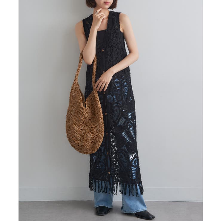 【SETUP7】編みストロートートバッグ KNF128 | SETUP7【WOMEN】 | 詳細画像7 