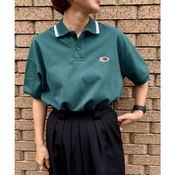 グリーン | 【FRUIT OF THE LOOM】カノコポロシャツ | SETUP7【WOMEN】