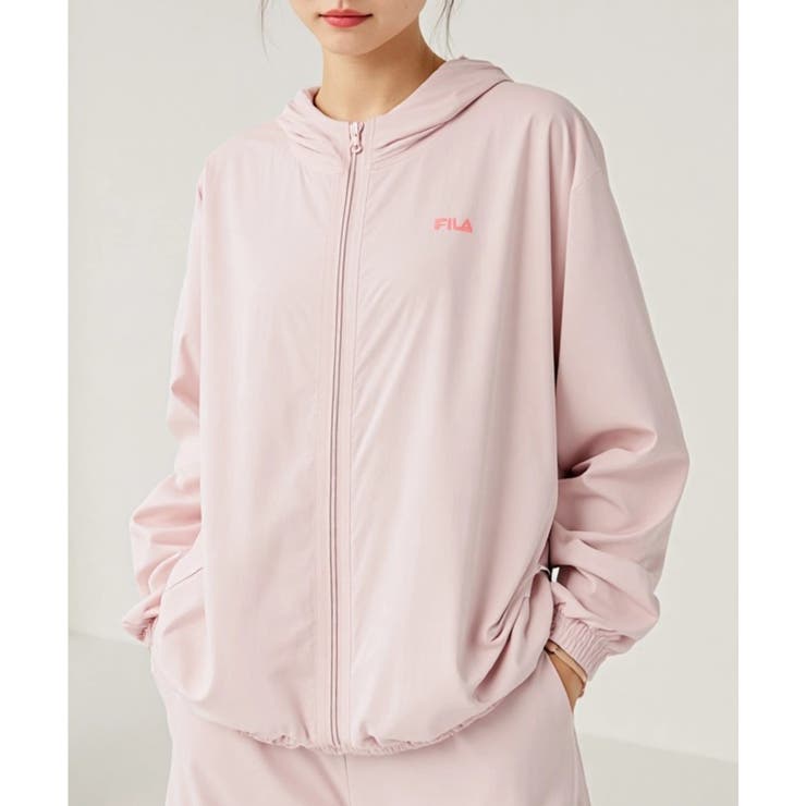 ピンク | レディース UVカット ジップアップパーカー | SETUP7【WOMEN】