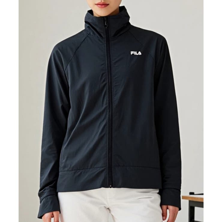 ブラック | 【FILA】レディース UVカット ジップアップ | SETUP7【WOMEN】