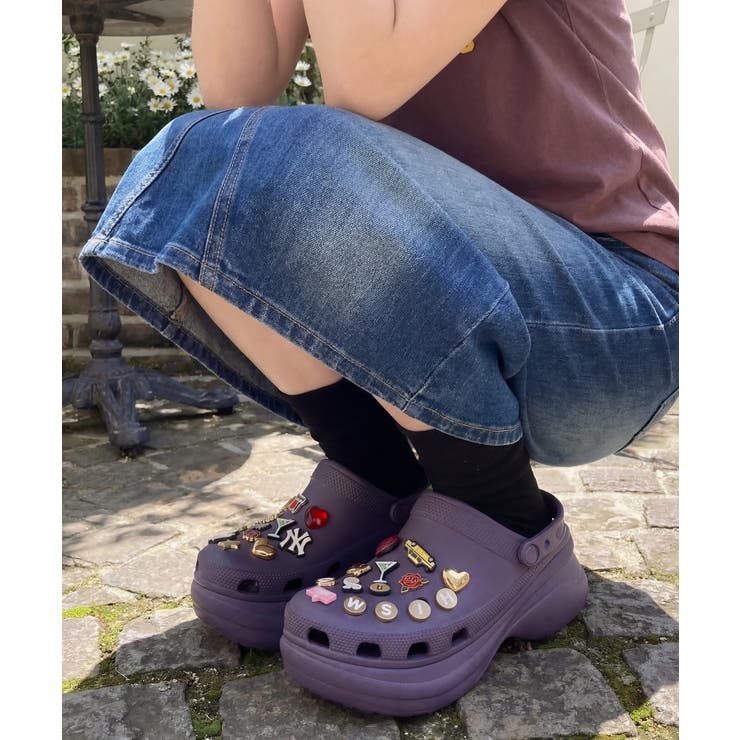 パープル | 【Crocs】厚底 クロックス classic | SETUP7【WOMEN】