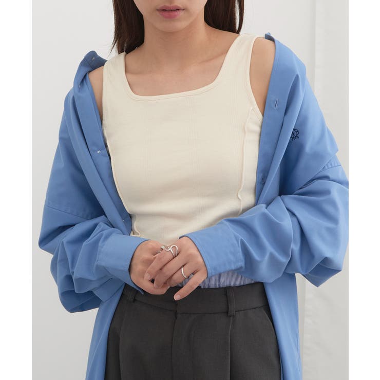 【Robert P. Miller】リブスクエアタンク RM261-2262 | SETUP7【WOMEN】 | 詳細画像16 