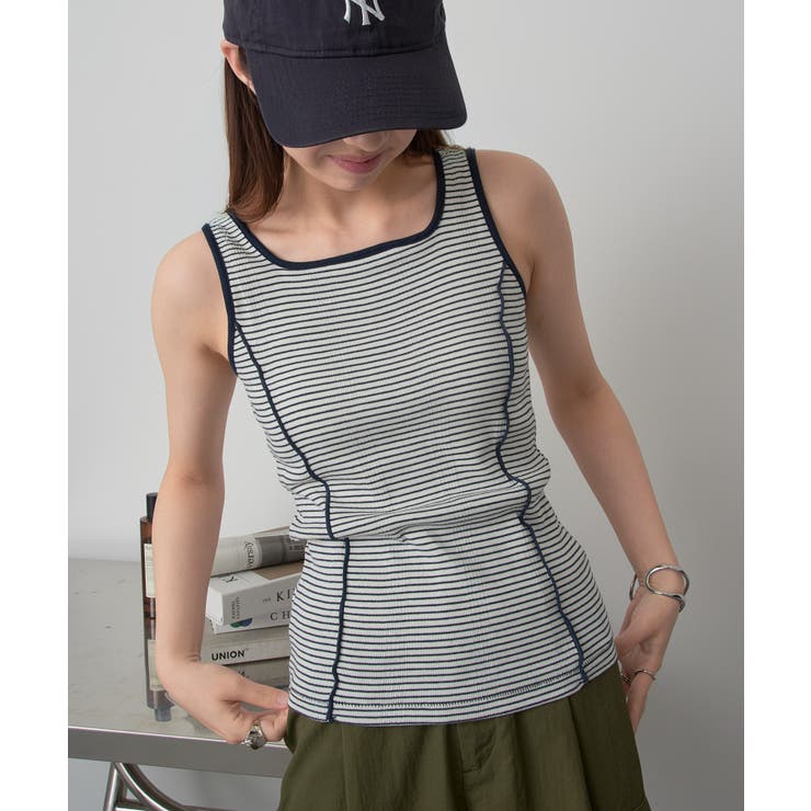 【Robert P. Miller】リブスクエアタンク RM261-2262 | SETUP7【WOMEN】 | 詳細画像49 