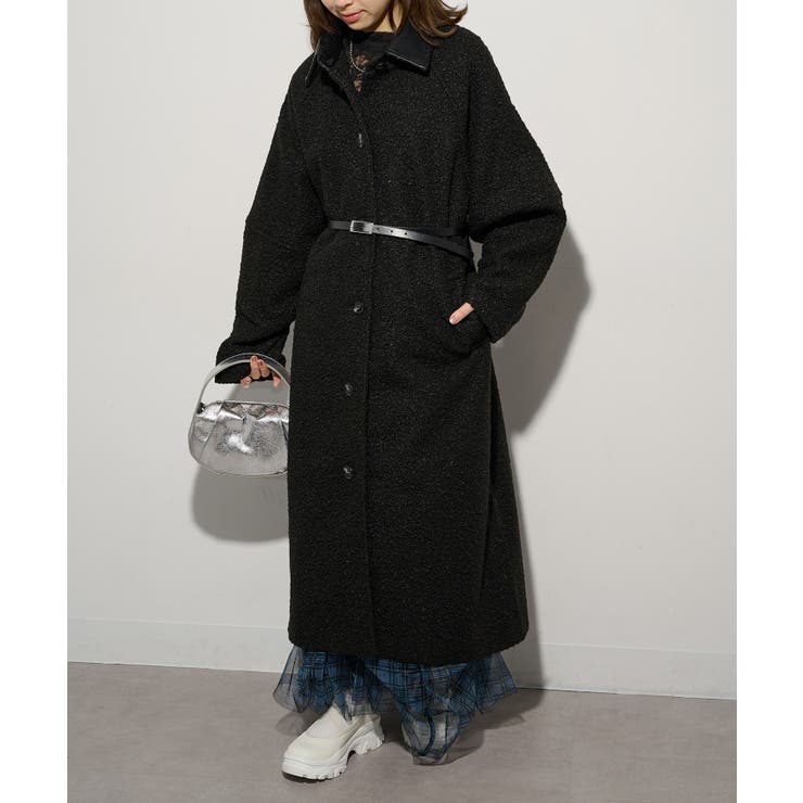 【MAISON BREEZE】ループツイード ステンカラーコート DTK | SETUP7【WOMEN】 | 詳細画像12 