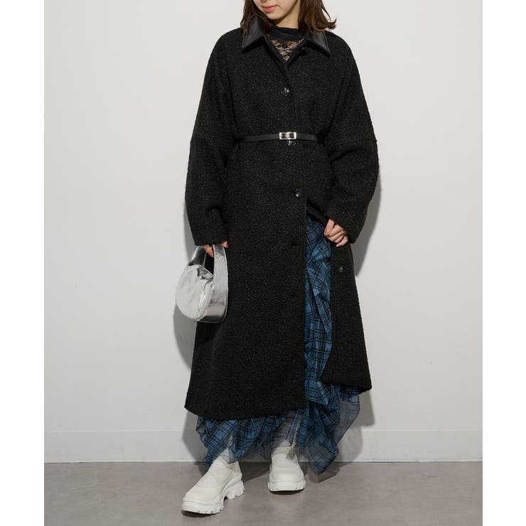 【MAISON BREEZE】ループツイード ステンカラーコート DTK | SETUP7【WOMEN】 | 詳細画像13 