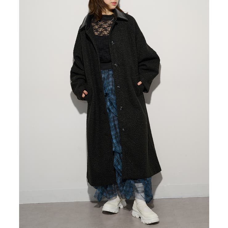 【MAISON BREEZE】ループツイード ステンカラーコート DTK | SETUP7【WOMEN】 | 詳細画像14 