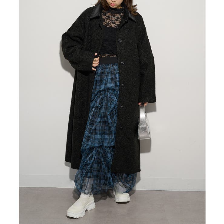 【MAISON BREEZE】ループツイード ステンカラーコート DTK | SETUP7【WOMEN】 | 詳細画像15 