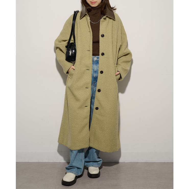 【MAISON BREEZE】ループツイード ステンカラーコート DTK | SETUP7【WOMEN】 | 詳細画像16 