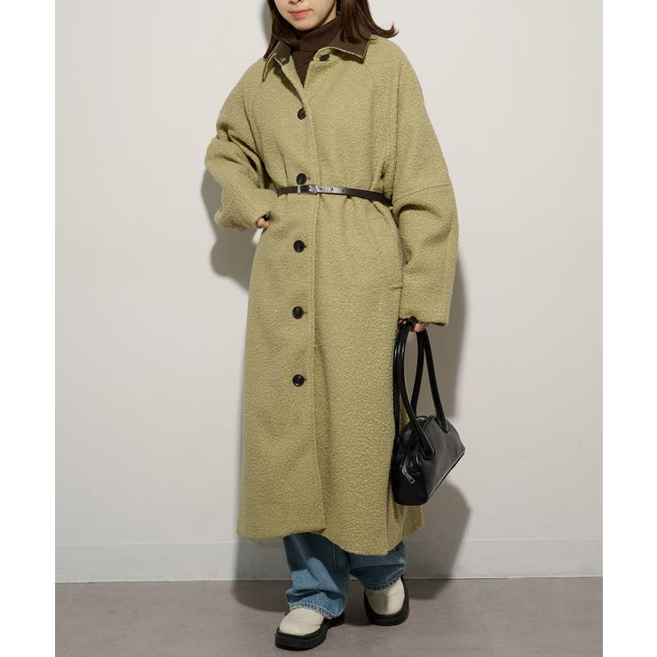 【MAISON BREEZE】ループツイード ステンカラーコート DTK | SETUP7【WOMEN】 | 詳細画像18 