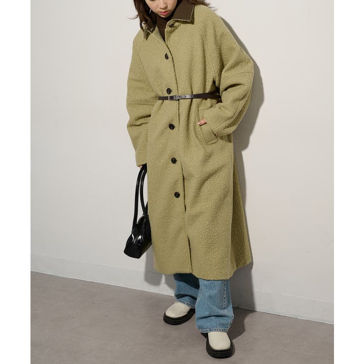 【MAISON BREEZE】ループツイード ステンカラーコート DTK | SETUP7【WOMEN】 | 詳細画像19 