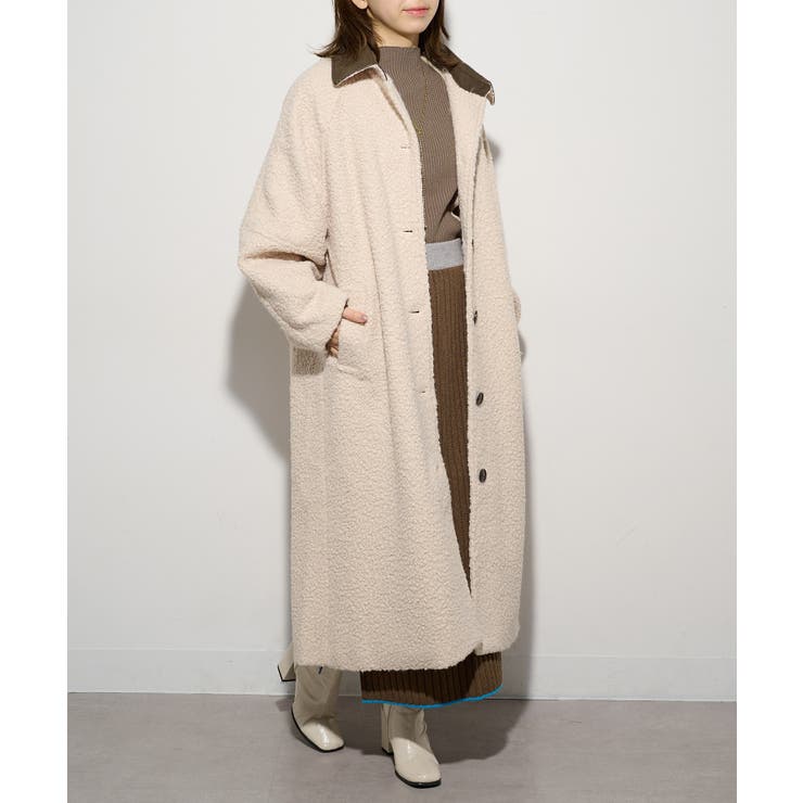 【MAISON BREEZE】ループツイード ステンカラーコート DTK | SETUP7【WOMEN】 | 詳細画像2 