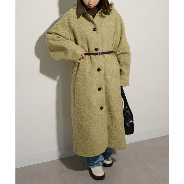 【MAISON BREEZE】ループツイード ステンカラーコート DTK | SETUP7【WOMEN】 | 詳細画像20 