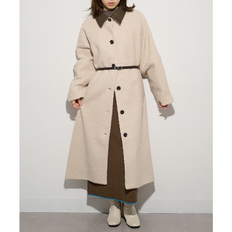 【MAISON BREEZE】ループツイード ステンカラーコート DTK | SETUP7【WOMEN】 | 詳細画像5 