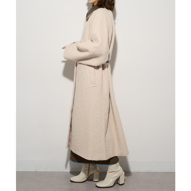 【MAISON BREEZE】ループツイード ステンカラーコート DTK | SETUP7【WOMEN】 | 詳細画像6 