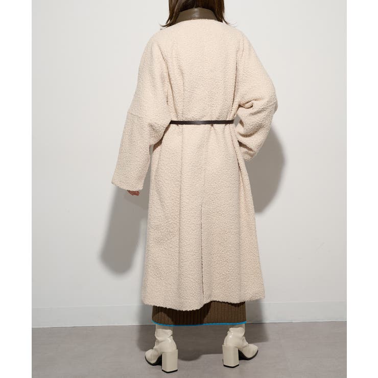 【MAISON BREEZE】ループツイード ステンカラーコート DTK | SETUP7【WOMEN】 | 詳細画像7 