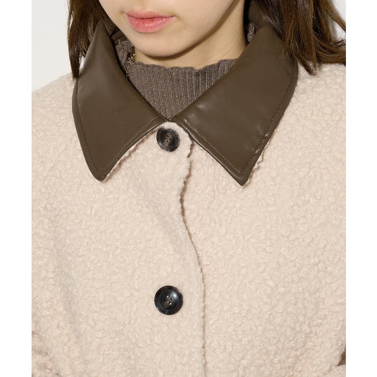 【MAISON BREEZE】ループツイード ステンカラーコート DTK | SETUP7【WOMEN】 | 詳細画像8 