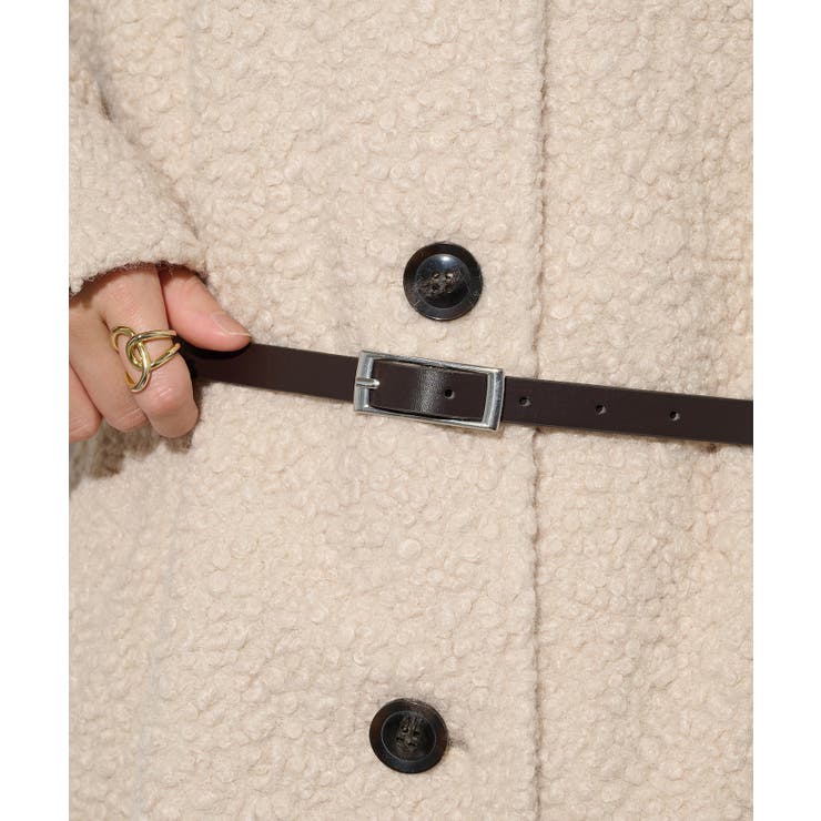 【MAISON BREEZE】ループツイード ステンカラーコート DTK | SETUP7【WOMEN】 | 詳細画像9 