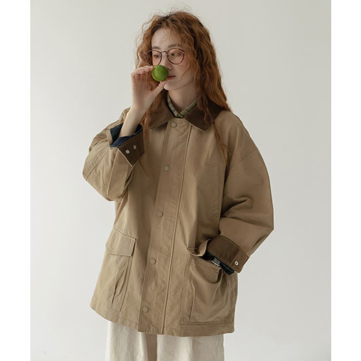 ハンティングジャケット　ベージュ セール】トラディショナルデザイン ハンティングジャケット