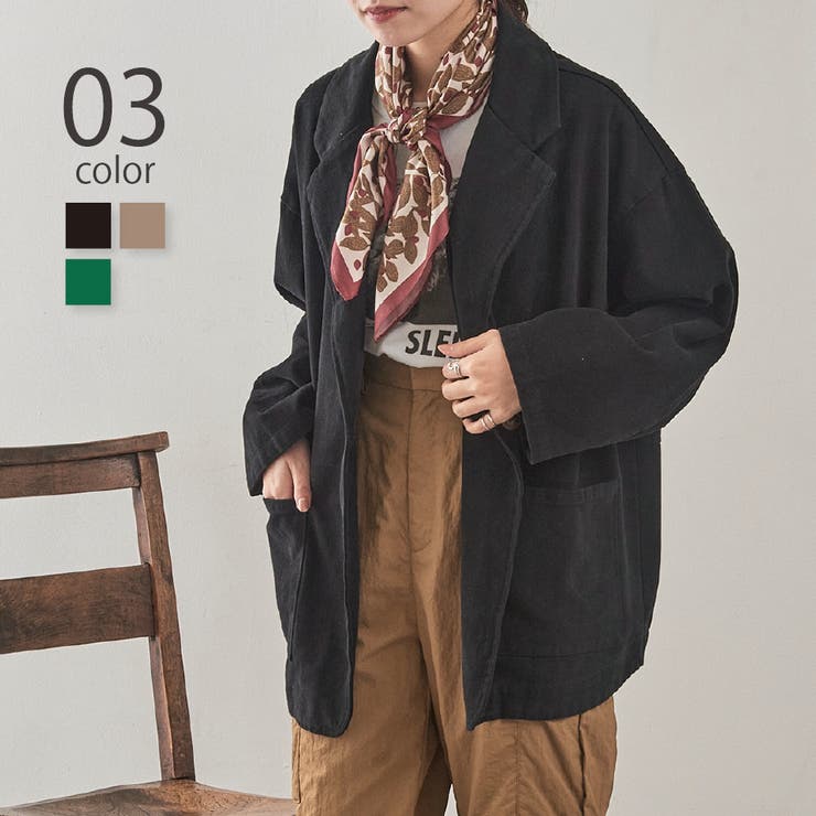 【SETUP7】コットンツイルジャケット レディース KNF146 | SETUP7【WOMEN】 | 詳細画像1 