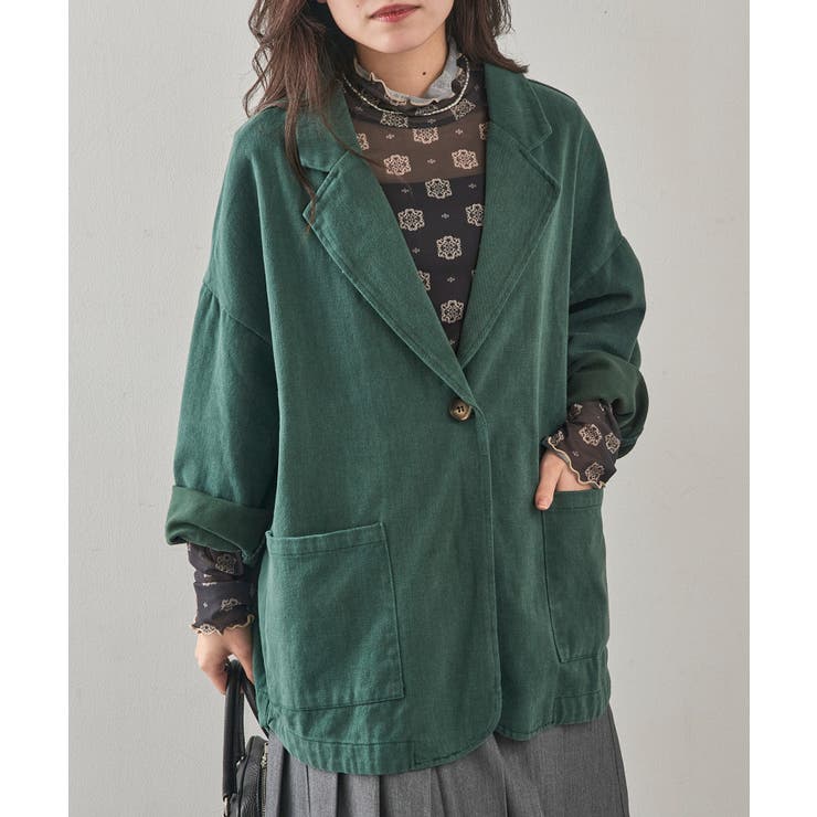 【SETUP7】コットンツイルジャケット レディース KNF146 | SETUP7【WOMEN】 | 詳細画像10 