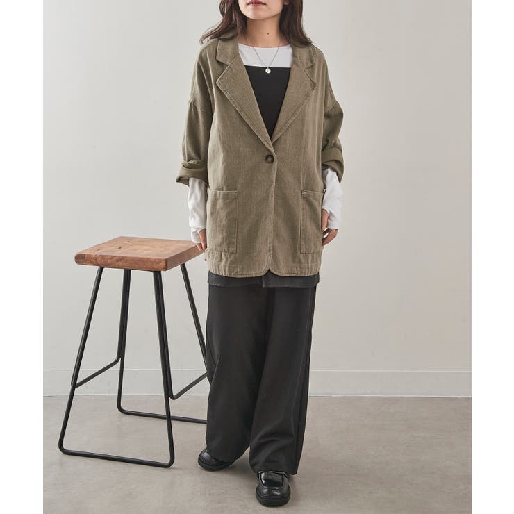 【SETUP7】コットンツイルジャケット レディース KNF146 | SETUP7【WOMEN】 | 詳細画像19 