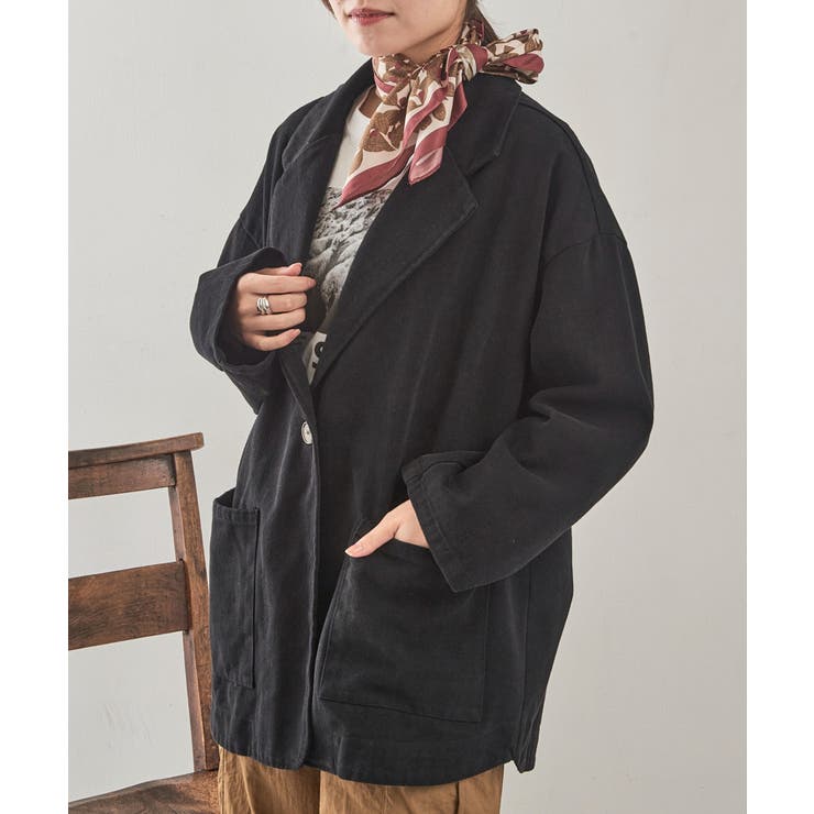 【SETUP7】コットンツイルジャケット レディース KNF146 | SETUP7【WOMEN】 | 詳細画像2 