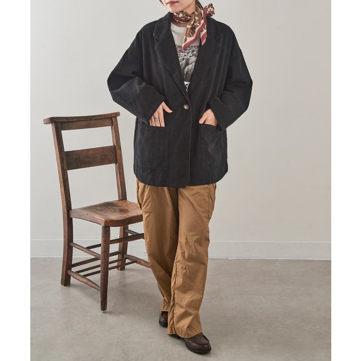 【SETUP7】コットンツイルジャケット レディース KNF146 | SETUP7【WOMEN】 | 詳細画像5 