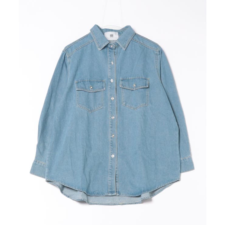 ウォッシュ加工デニムシャツ KNF146 | SETUP7【WOMEN】 | 詳細画像9 