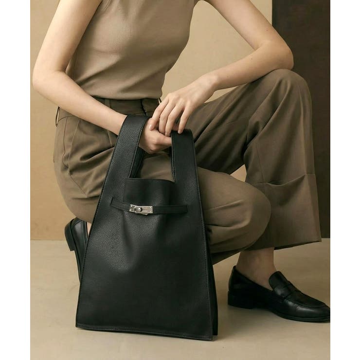 ブラック | 【MAISON BREEZE】シボレザー キーリング付き | SETUP7【WOMEN】