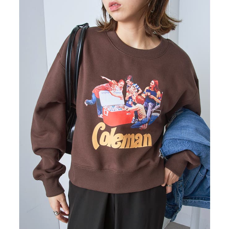 ブラウン | 【Coleman】Vintage Cooler print | SETUP7【WOMEN】