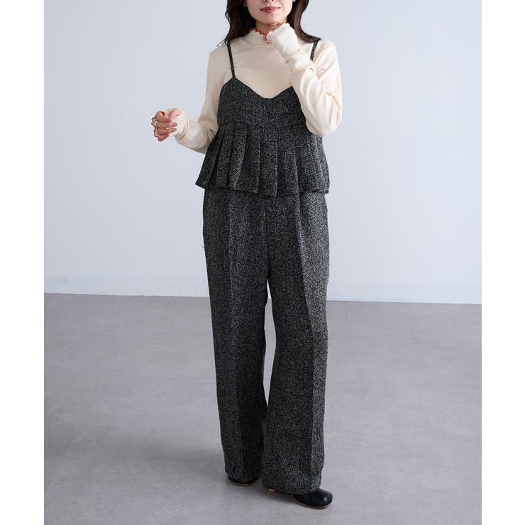 【SETUP7】テレコリブ配色ミシンスリットタートル長袖 GLR | SETUP7【WOMEN】 | 詳細画像8 