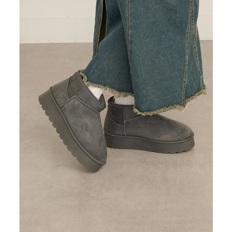 【SETUP7】厚底ショート丈ムートン風ブーツ GLR | SETUP7【WOMEN】 | 詳細画像10 