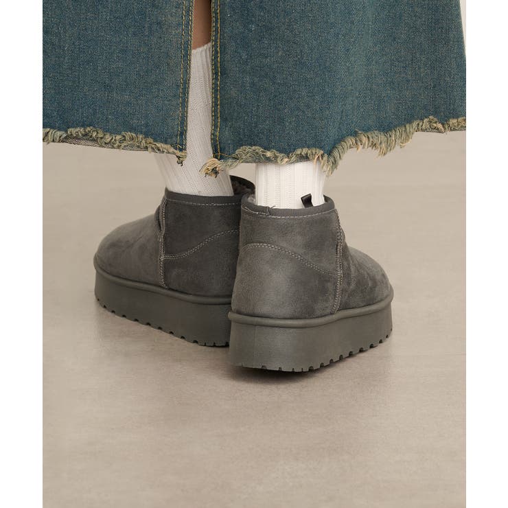 【SETUP7】厚底ショート丈ムートン風ブーツ GLR | SETUP7【WOMEN】 | 詳細画像11 