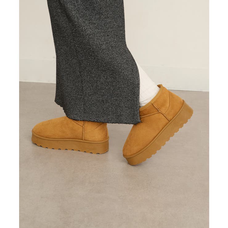 【SETUP7】厚底ショート丈ムートン風ブーツ GLR | SETUP7【WOMEN】 | 詳細画像14 