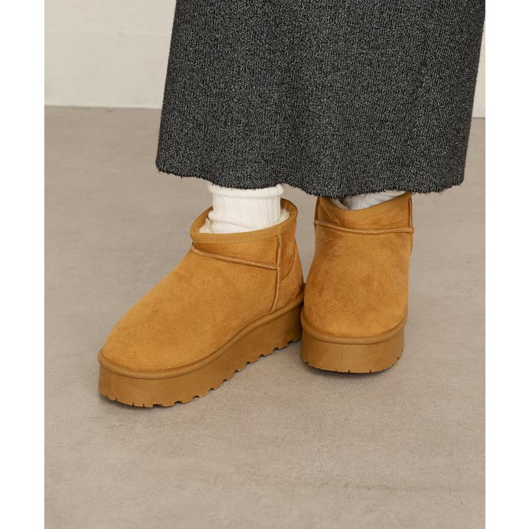 【SETUP7】厚底ショート丈ムートン風ブーツ GLR | SETUP7【WOMEN】 | 詳細画像16 