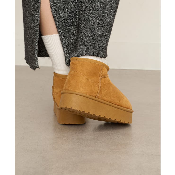 【SETUP7】厚底ショート丈ムートン風ブーツ GLR | SETUP7【WOMEN】 | 詳細画像17 