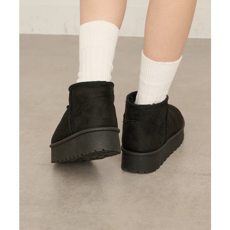 【SETUP7】厚底ショート丈ムートン風ブーツ GLR | SETUP7【WOMEN】 | 詳細画像3 