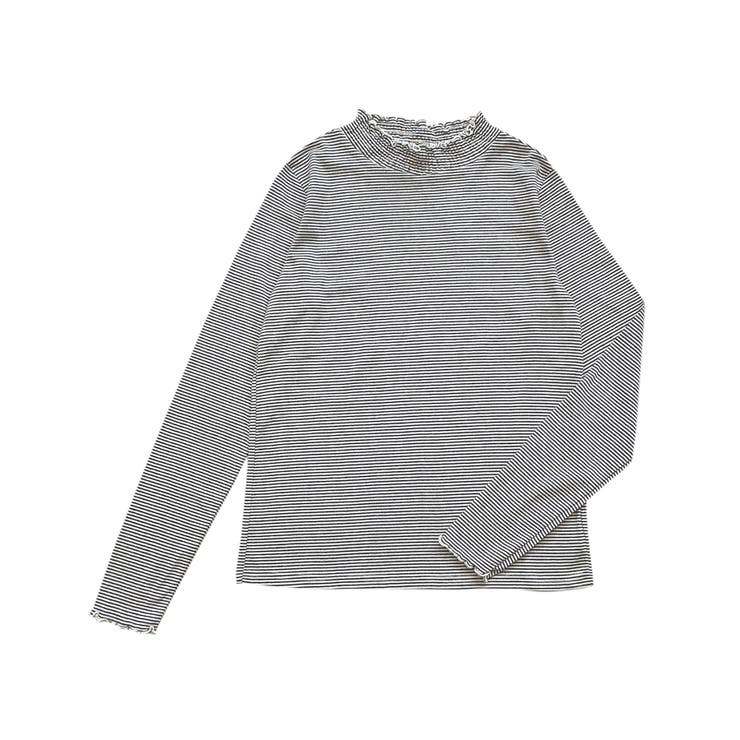 【SETUP7】TCフライスボーダーシャーリングハイネック GLR | SETUP7【WOMEN】 | 詳細画像24 