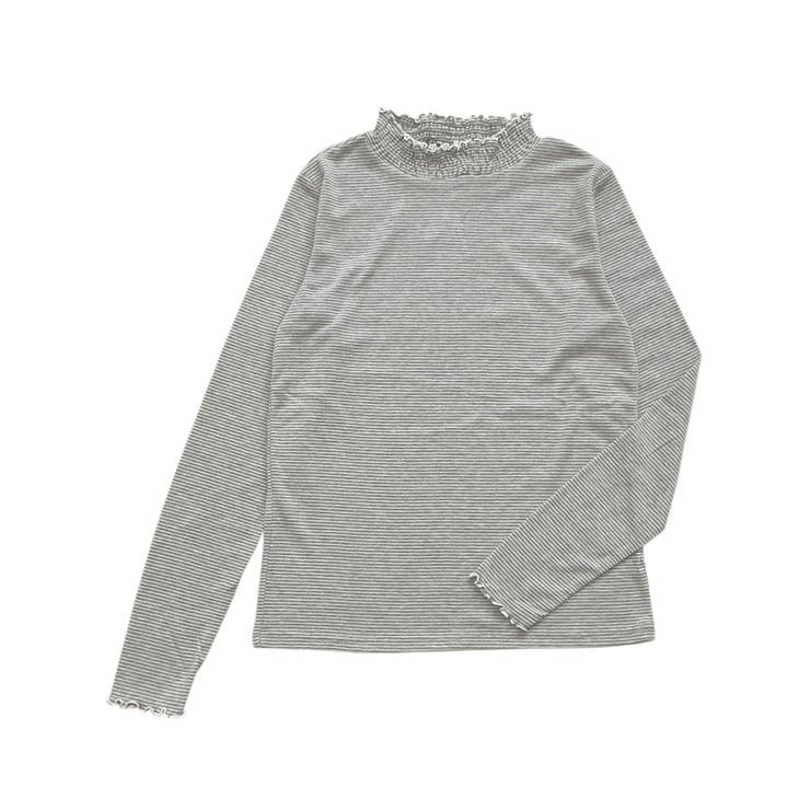 【SETUP7】TCフライスボーダーシャーリングハイネック GLR | SETUP7【WOMEN】 | 詳細画像28 