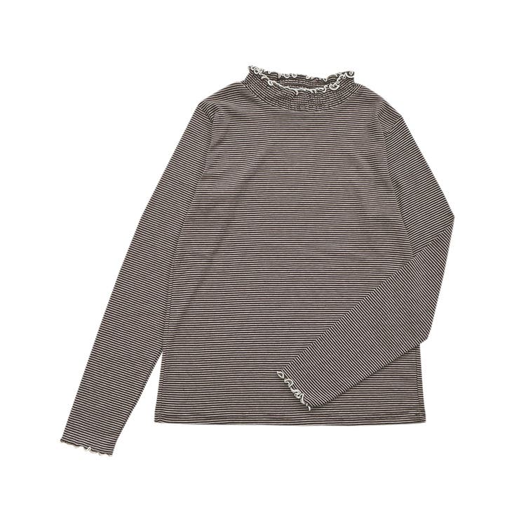 【SETUP7】TCフライスボーダーシャーリングハイネック GLR | SETUP7【WOMEN】 | 詳細画像30 